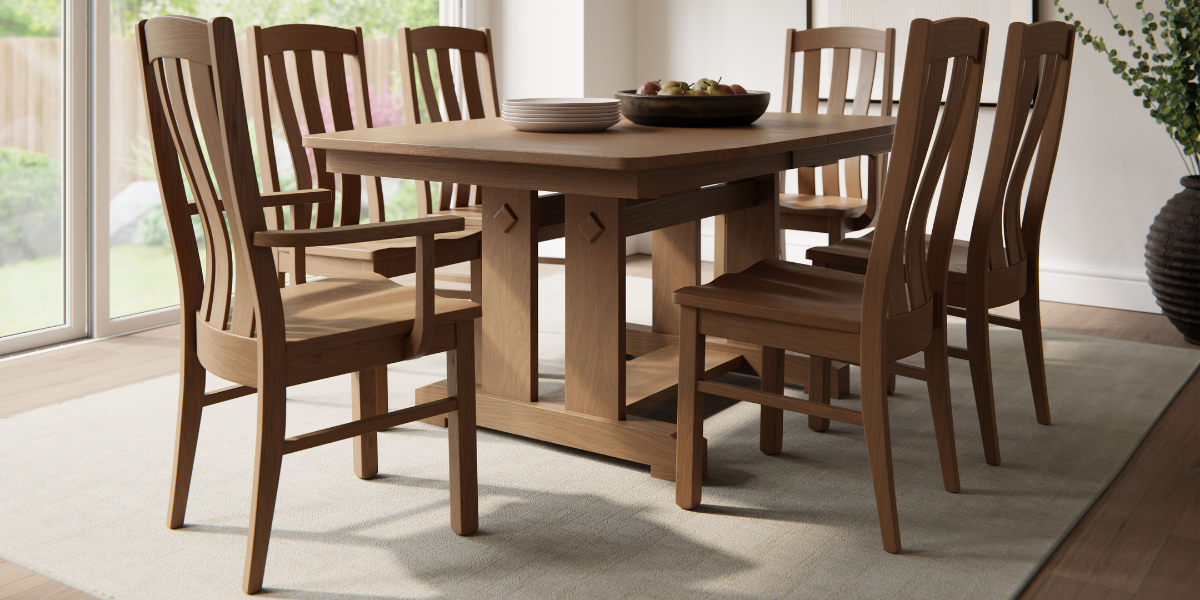 Elevate Your Dining Experience with a Custom Amish Dining Table & Chairs