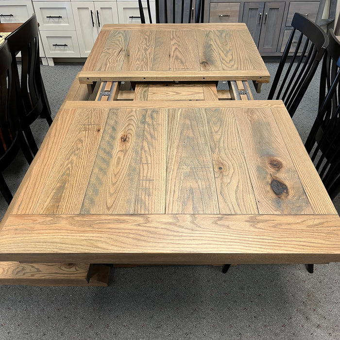 Amish Leaf Table Opened Up