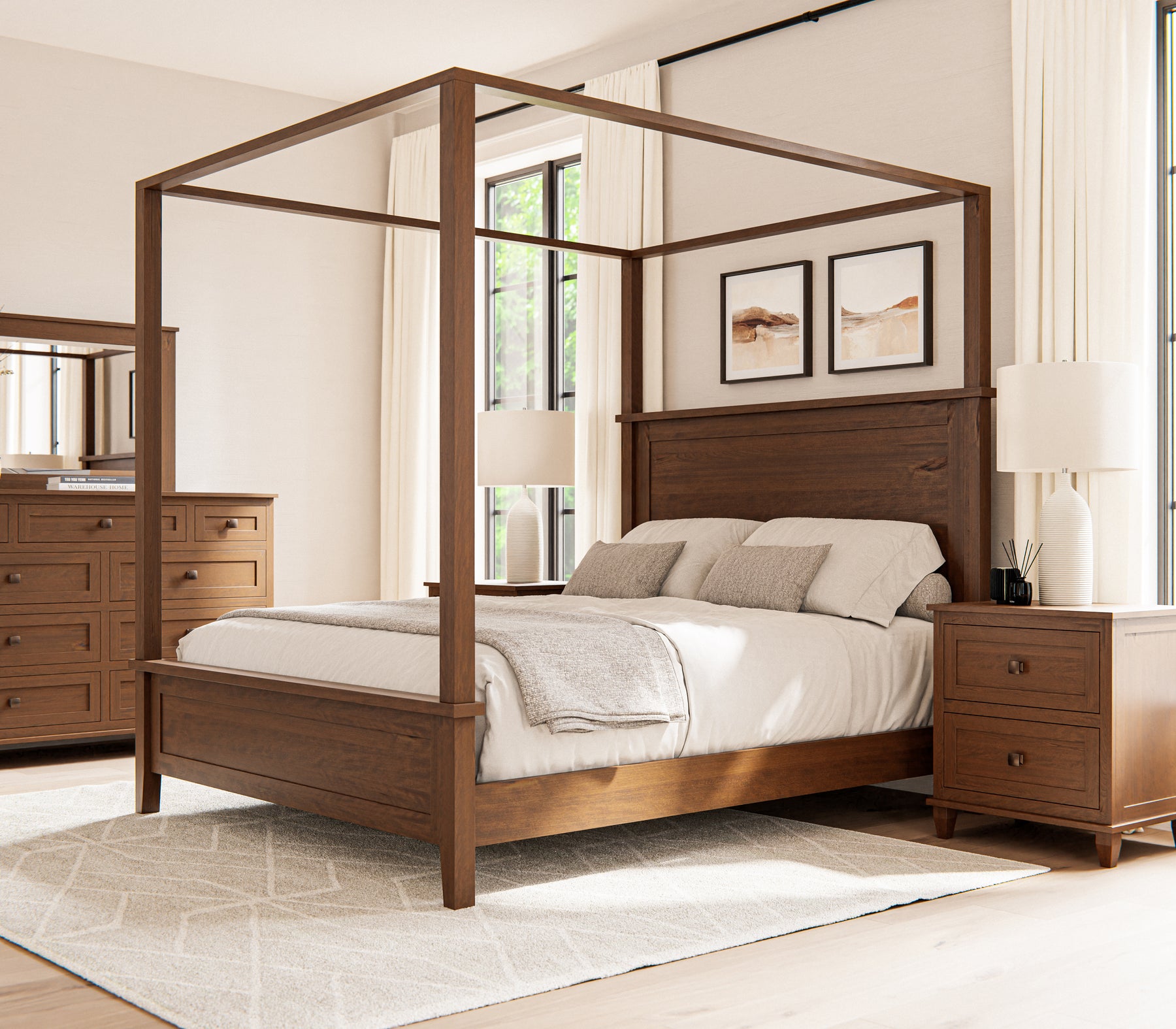 The Best Wood Choices for Durable and Stylish Amish Bedroom Sets