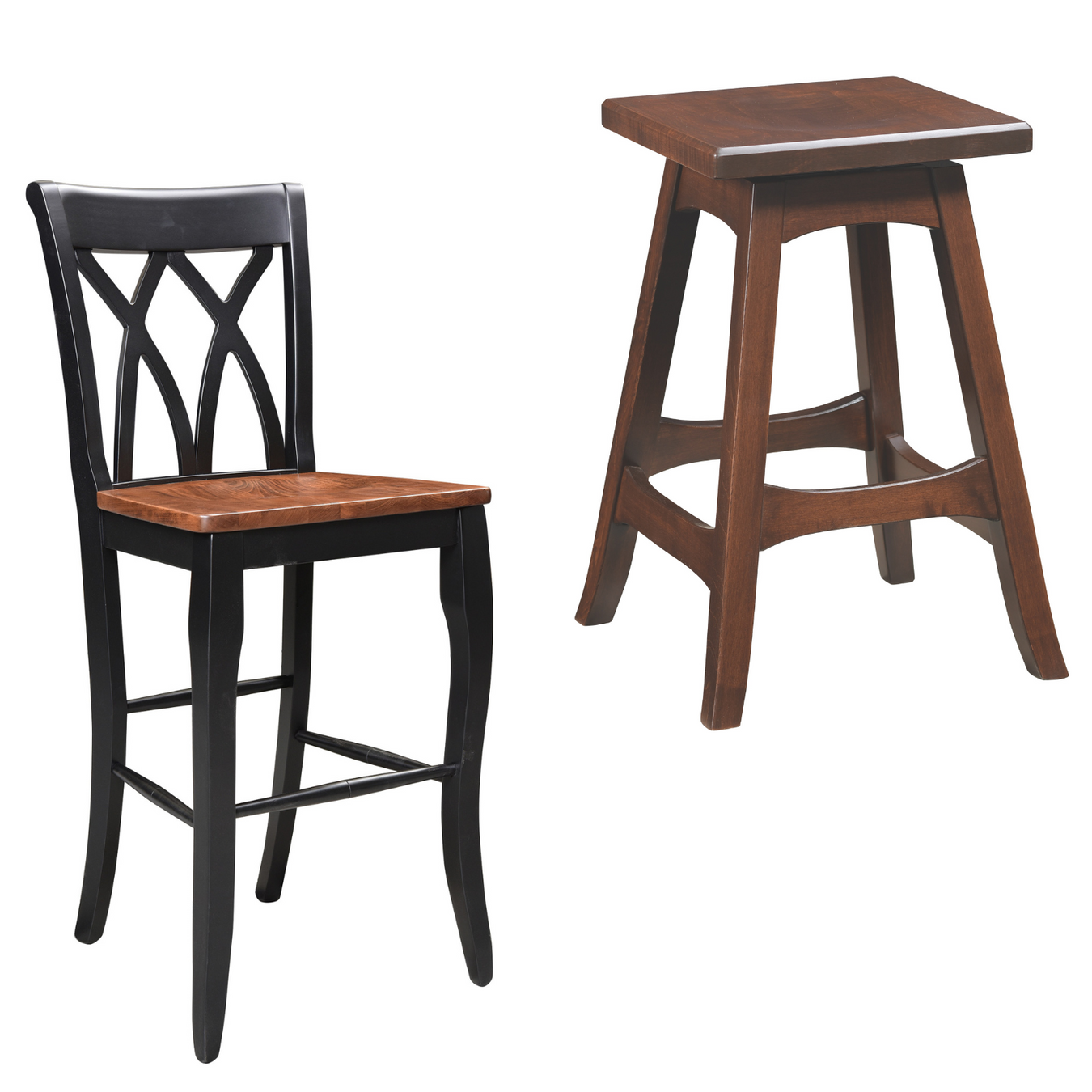 Amish Built Bar Chairs | Amish Built Bar Stools