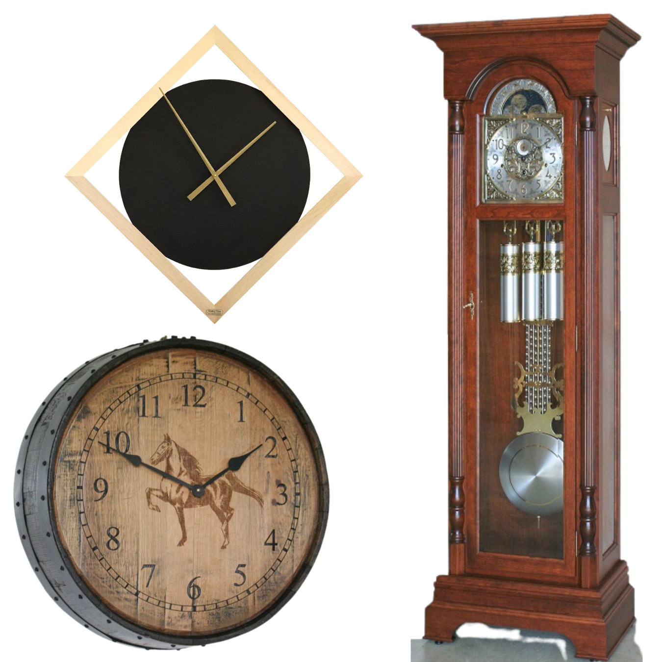 Amish Clocks | Amish Grandfather Clocks | Amish Wall Clocks | Amish Antique Clocks