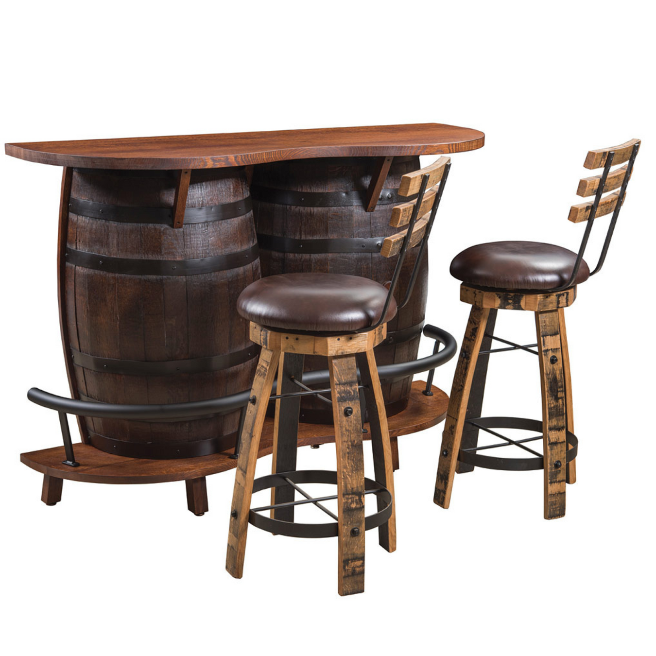 Amish Built Home Bar | Amish Custom Home Bar