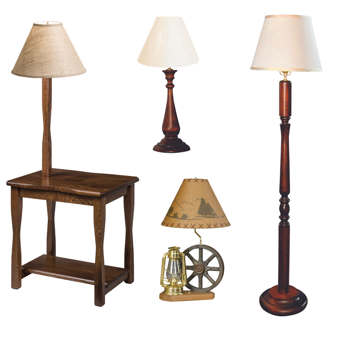 Amish Built Lamps