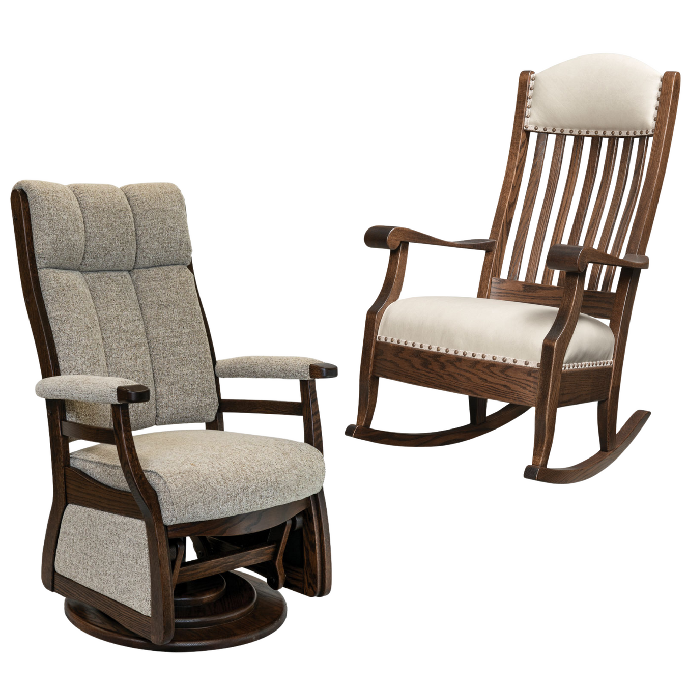 Amish Nursery Rocking Chair | Amish Nursery Glider