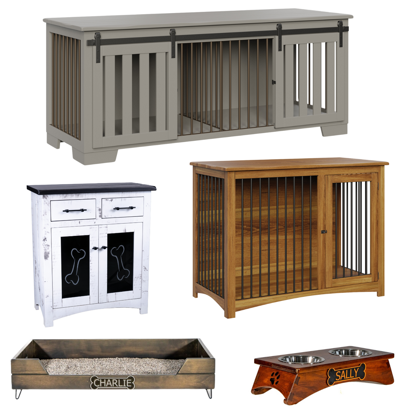 Amish Built Pet Crates | Amish Built Pet Furniture