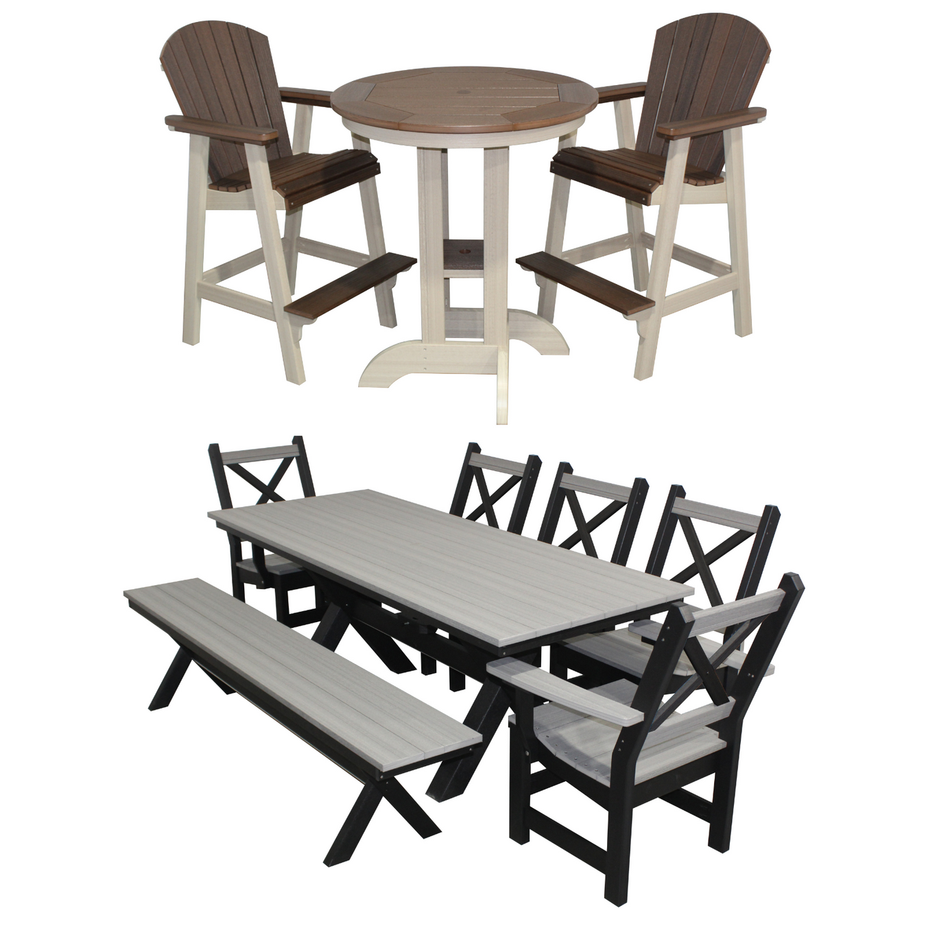 Amish Polywood Dining Sets | Amish Poly Dining Sets