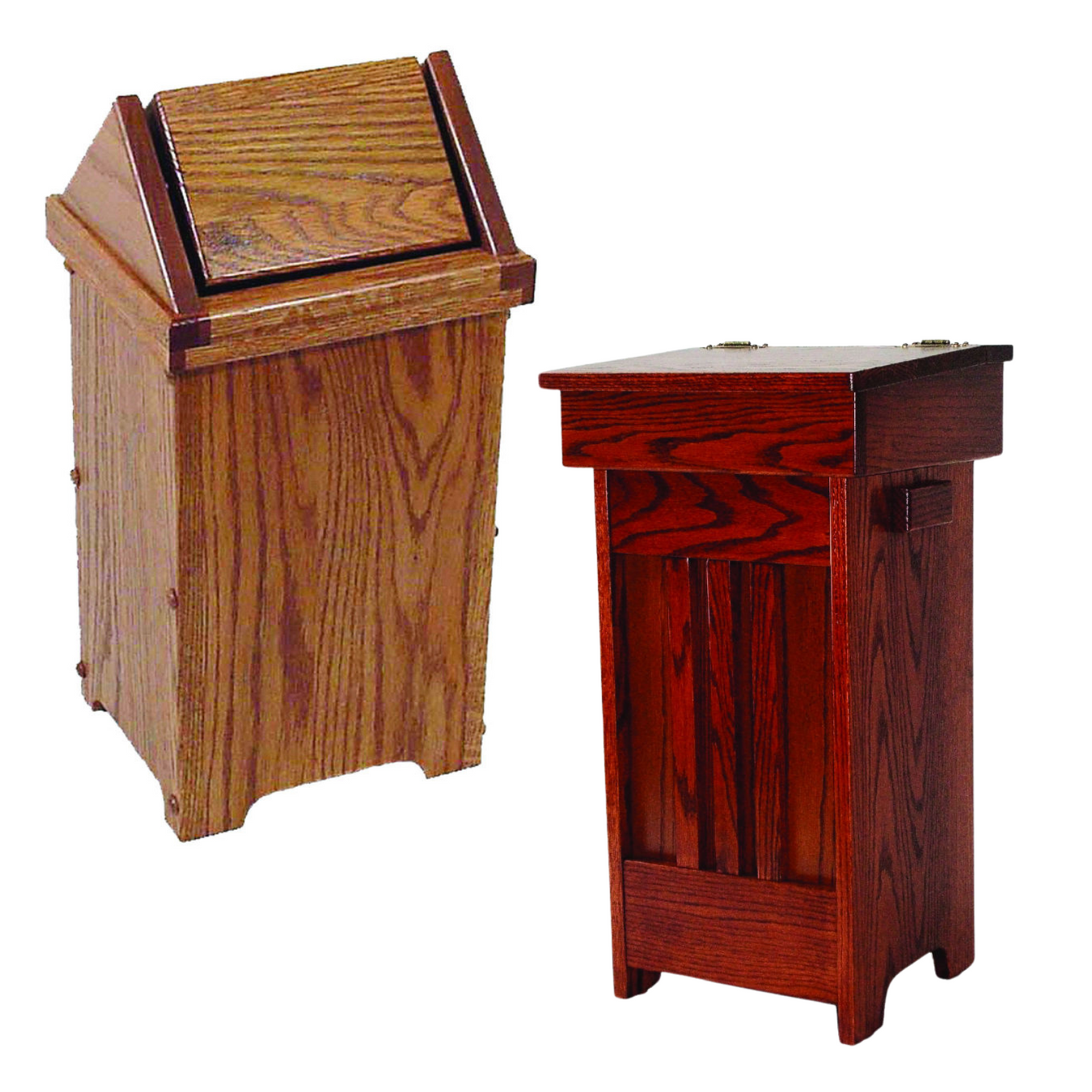 Amish Built Trash Bin | Amish Trash Bin