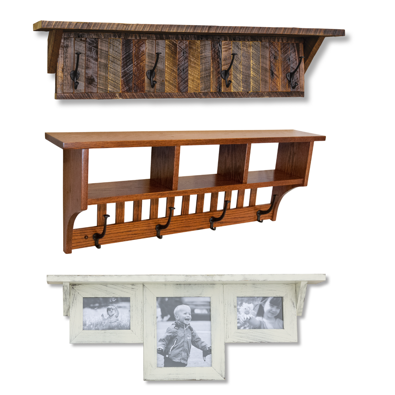 Amish Built Wall Shelves | Amish Built Wall Decor