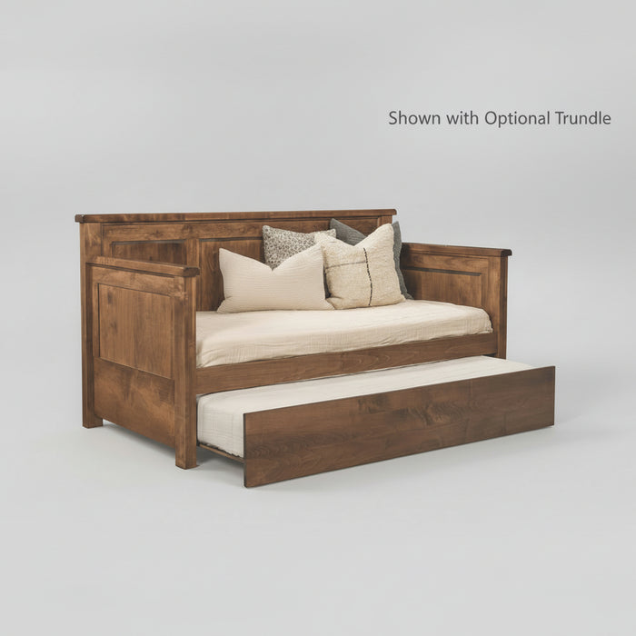 Amish Double Bow Victorian Bed