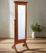 Amish Sliding Door Cheval Mirror - Rope Crown Cheval Mirrors Traditional