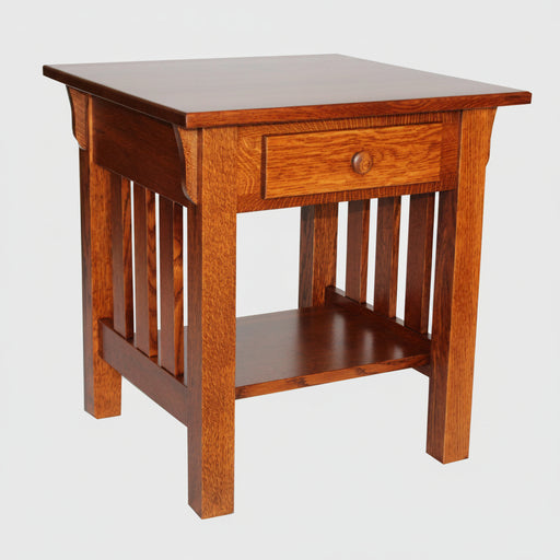 Wide Slat Mission End Table End Tables Mission