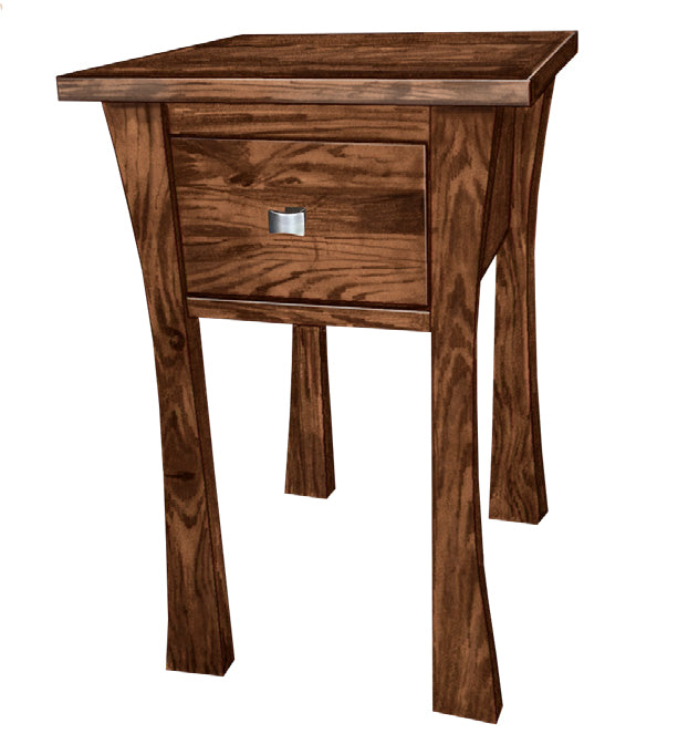 Amish Millport Open Nightstand Open Nightstands Contemporary Traditional