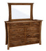 Amish Millport Dresser With Mirror Option Dressers Contemporary Traditional