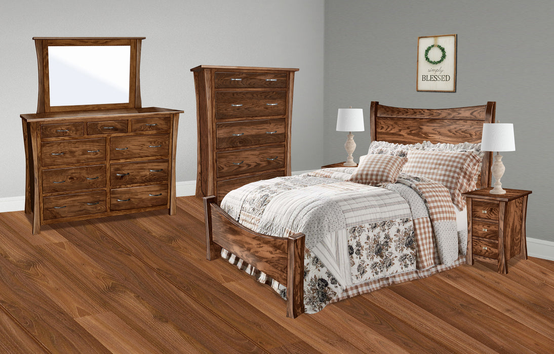 Amish Millport Bed Panel Beds Contemporary