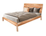 Amish Vienna Platform Bed Panel Beds Mid-Century