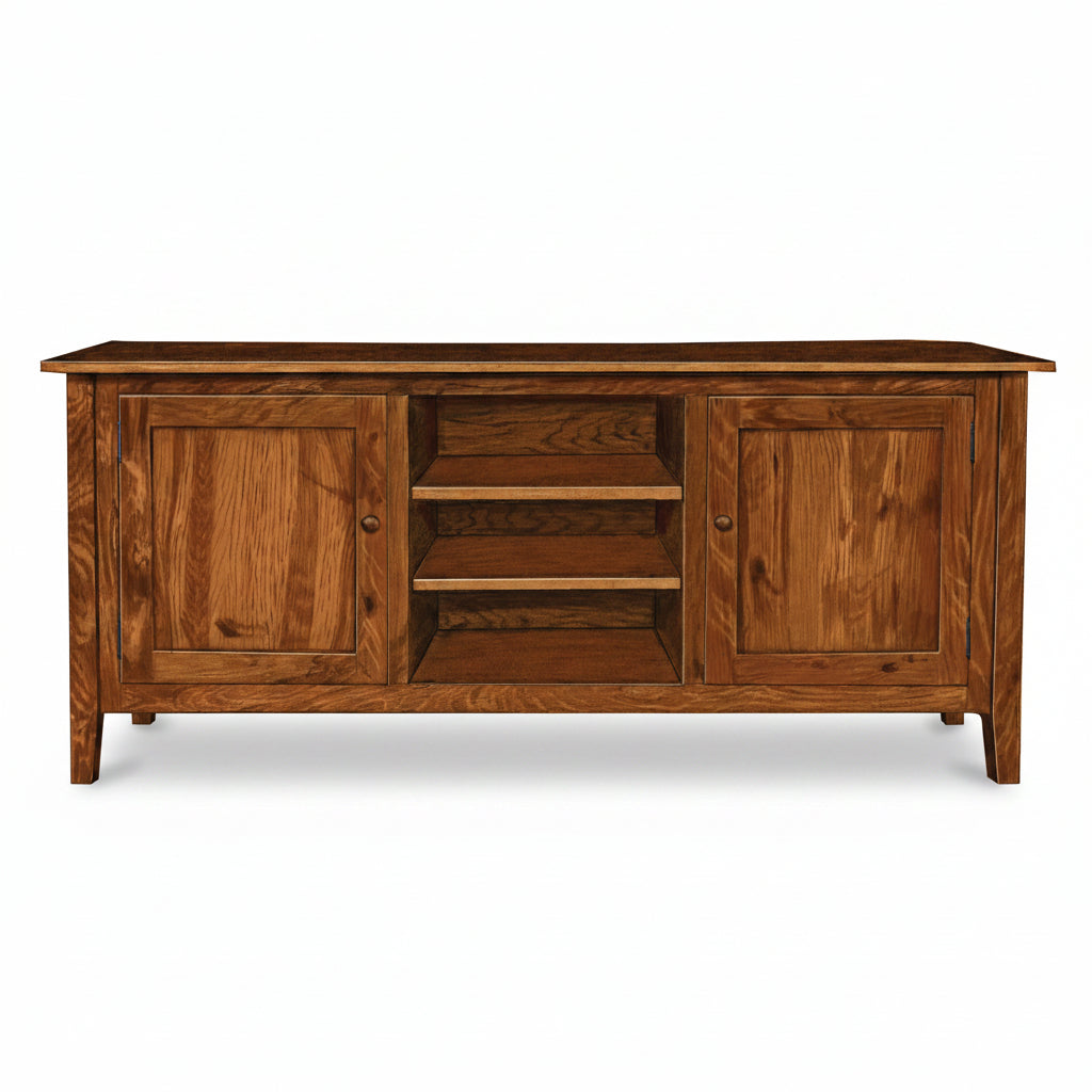 Shaker TV Stand Open Center TV Stands Shaker