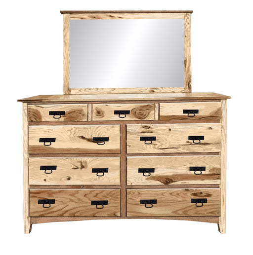Amish Shaker Paneled Dresser With Mirror Option — Our Family Craft Shop
