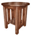 Amish Hutton Hills End Table - Multiple Sizes 22" Round End Tables Farmhouse Mission