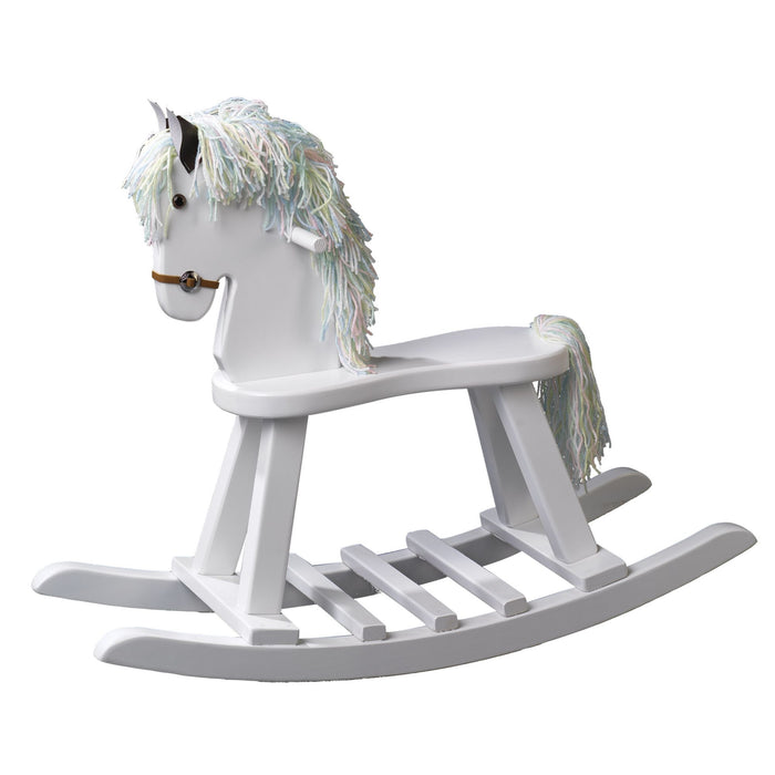 White Rocking Horse Kids Rocking Horse