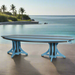 Amish Surf-Aira Dining Table
Amish Made Poly Dining Table
Aruba Blue on Bright White