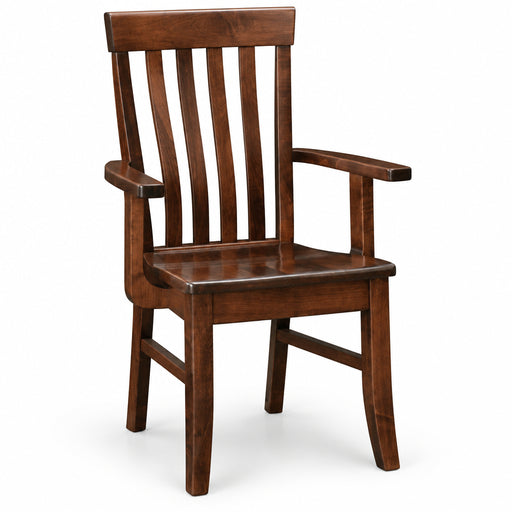 Curved Shaker Shannon Dining Chair Arm Chair Dining Chairs Mission