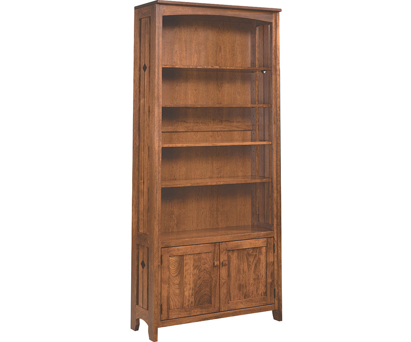 Tempe Bookcase With Doors Bookcases With Doors Mission