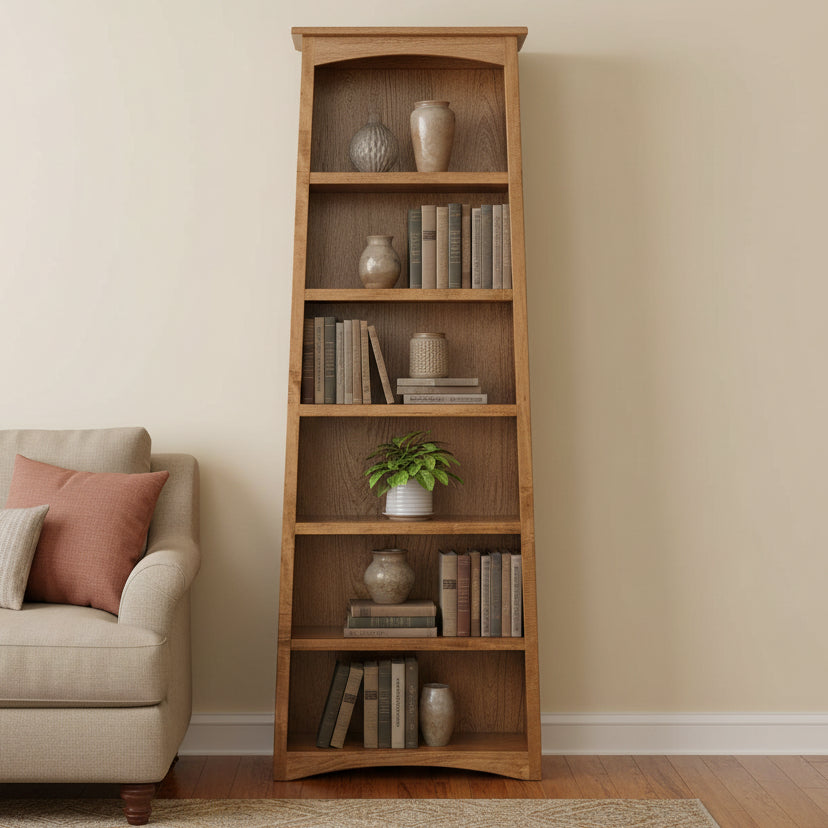 Pyramid Bookcase Open Bookcases Shaker