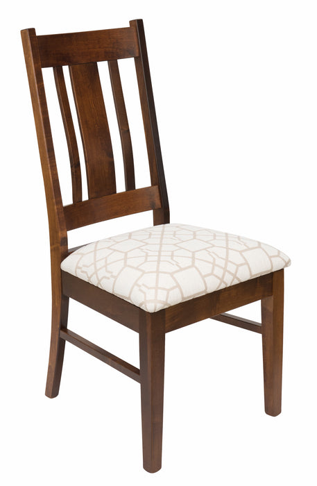 Amish Cooper Dining Chair Fabric Dining Chairs Heartland + Weaver Mission