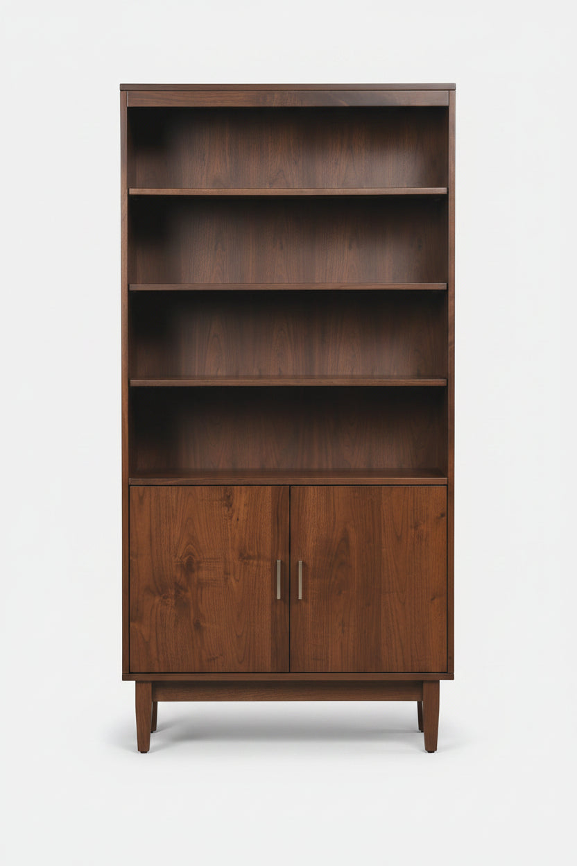 Contemporary Bookcase With Doors Bookcases With Doors Contemporary Modern