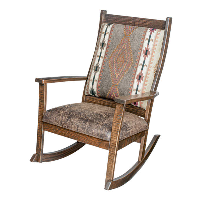 Amish Rough Sawn Glenwood Rocker
