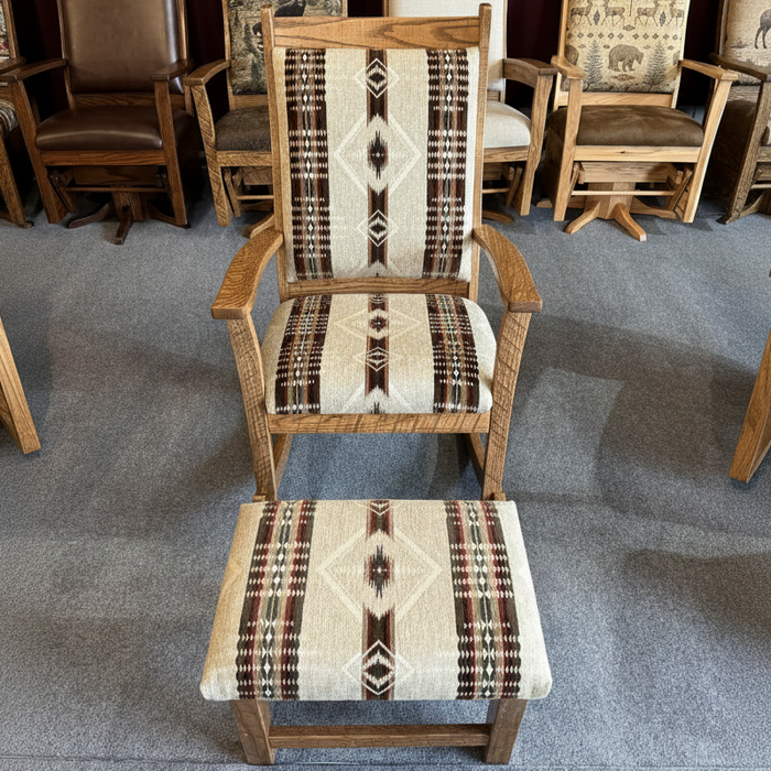 Amish Rough Sawn Glenwood Rocker