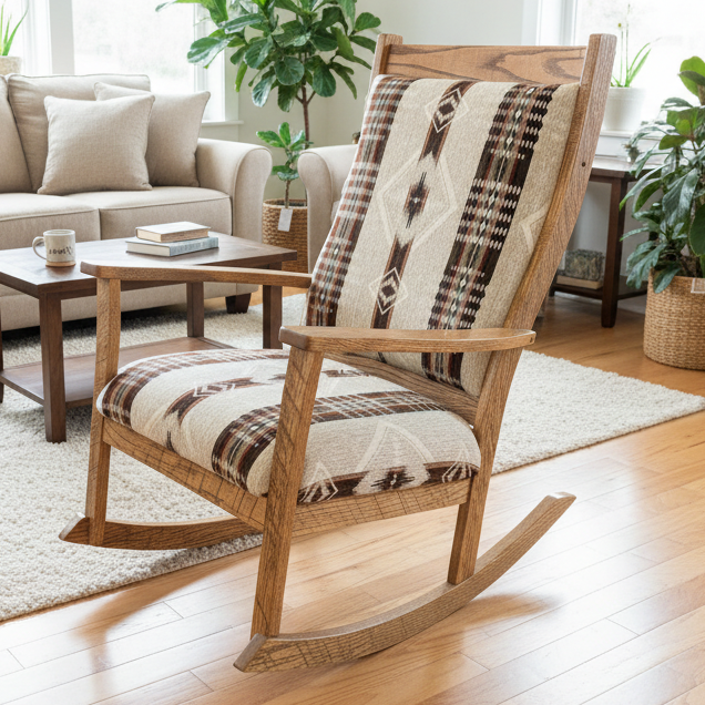 Amish Rough Sawn Glenwood Rocker
