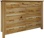 Amish Highland 9-Drawer Dresser With Mirror Option Dressers Mission