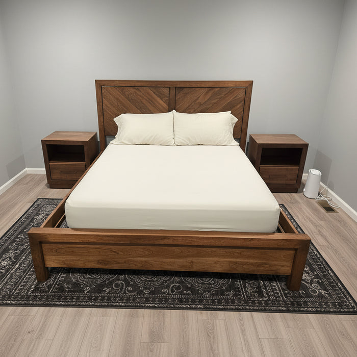 Amish Weston Bed Low Footboard