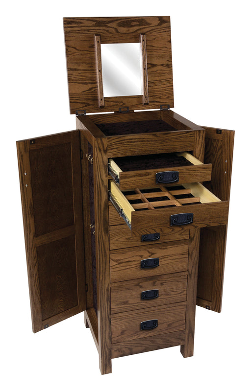 Quartersawn Mission Jewelry Armoire Jewelry Armoires Mission