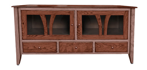 Amish Glenwood TV Stand - Multiple Sizes 56"W x 20"D TV Stands Farmhouse