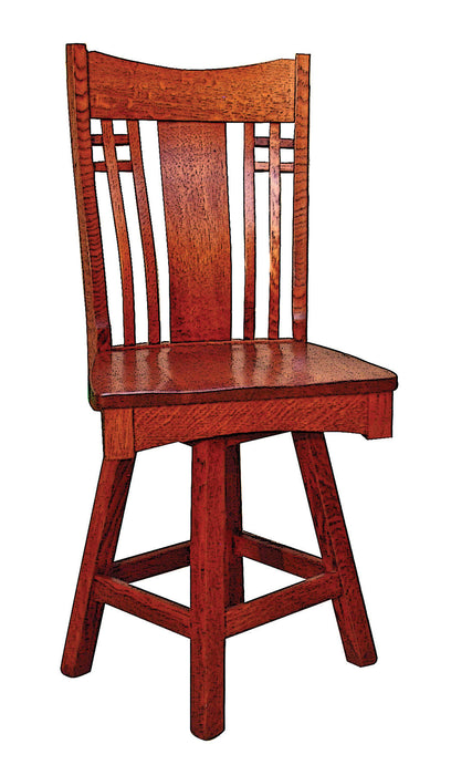 Larson Mission Chair Bar Chairs Contemporary