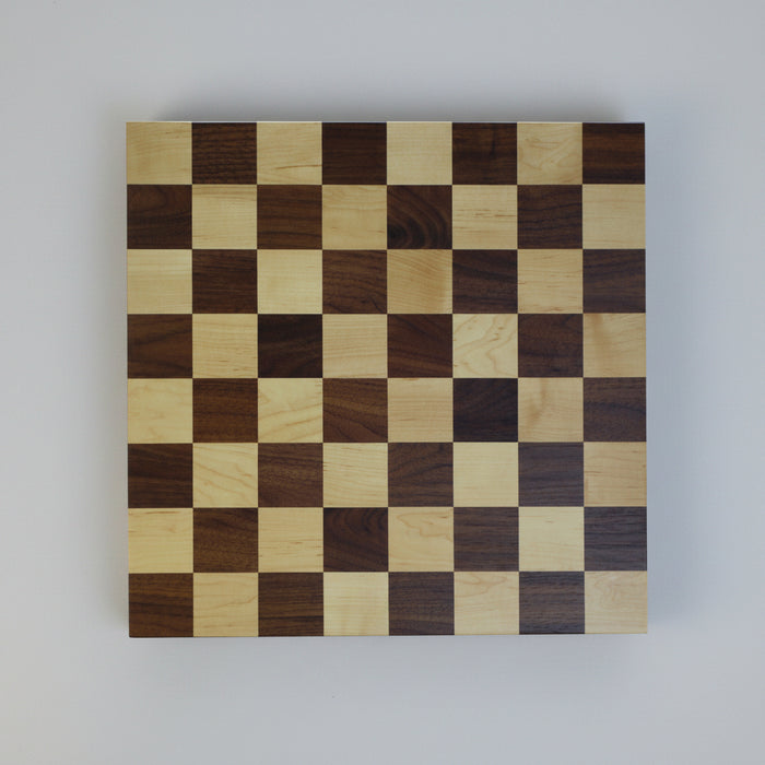 Amish Chess Game Board with Chess Pieces Included