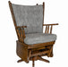 Amish Four Post Swivel Glider - Solid Oak Wood - #195 Glider's By Miller 1