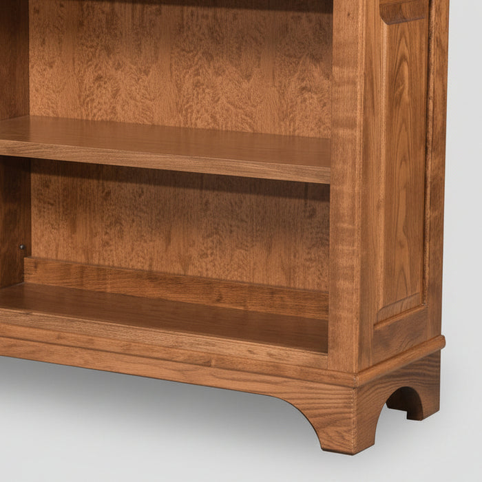 Amish Library Bookcase with Ladder (Custom Sizing Available)