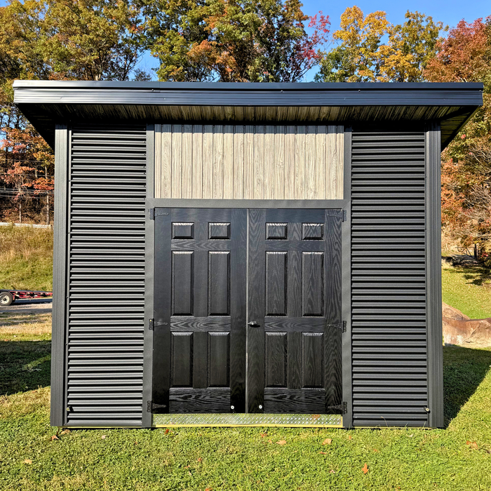 Amish Modern Single Slope Storage Shed – 10' x 12'