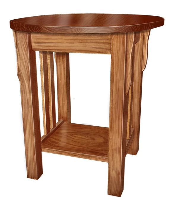 Amish Modern Mission End Table - Multiple Sizes End Tables Farmhouse Mission