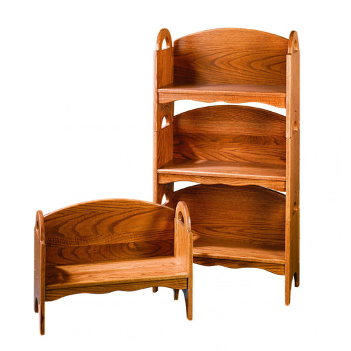 Kids Deacon Bench or Stacking Bookshelf Bookcases Traditional