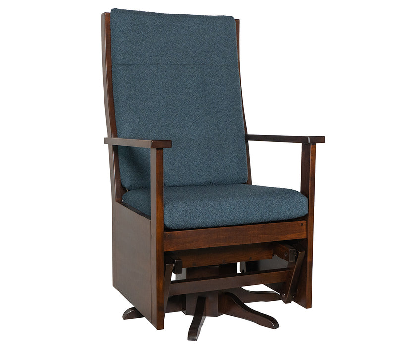 Amish Ladderback Glider
