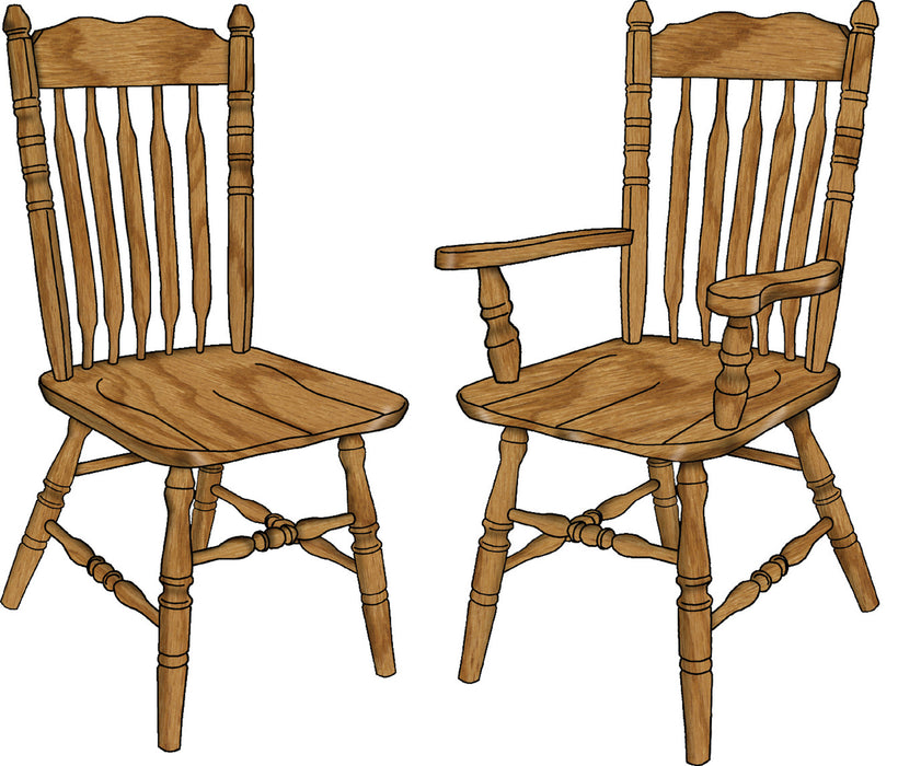 Bent Cattail Dining Chair Dining Chairs Traditional