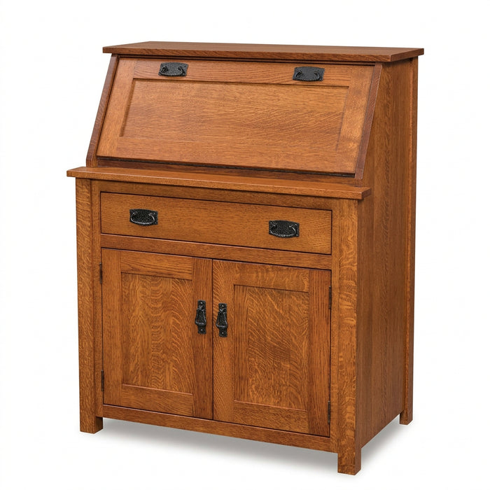 Amish Mission Secretary Desk