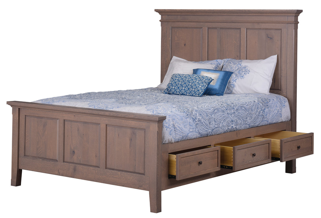 Amish Rockport Storage Bed Storage Beds Traditional