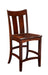 Galveston Shaker Bar Chair Stationary Bar Chairs Contemporary