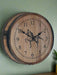 Amish Whiskey Barrel Wall Clock Wall Clocks Farmhouse