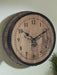 Amish Whiskey Barrel Wall Clock Wall Clocks Farmhouse